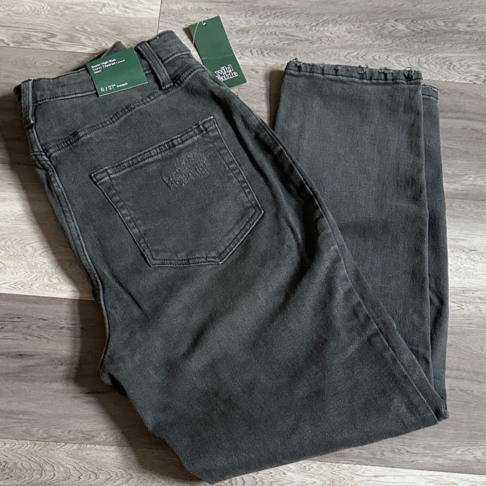wild fable Women's Ankle Jeans in Washed Charcoal